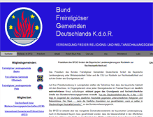 Tablet Screenshot of freireligioese.de